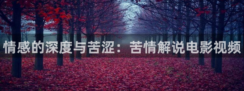 奇优影奇优影视：情感的深度与苦涩：苦情解说电影视频